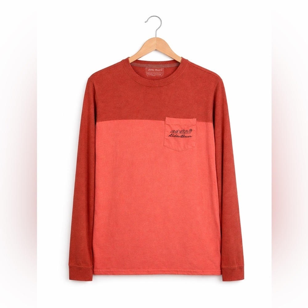 Legend Wash Pro Long Sleeve T-Shirt Men’s Small Color Block Cotton Blend - Picture 1 of 2